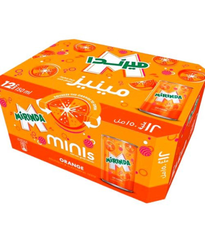ميرندا برتقال علب 150 مل 12حبة