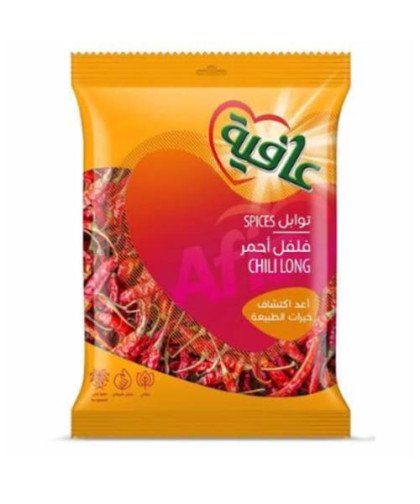 فلفل احمر طويل عافية 100ج