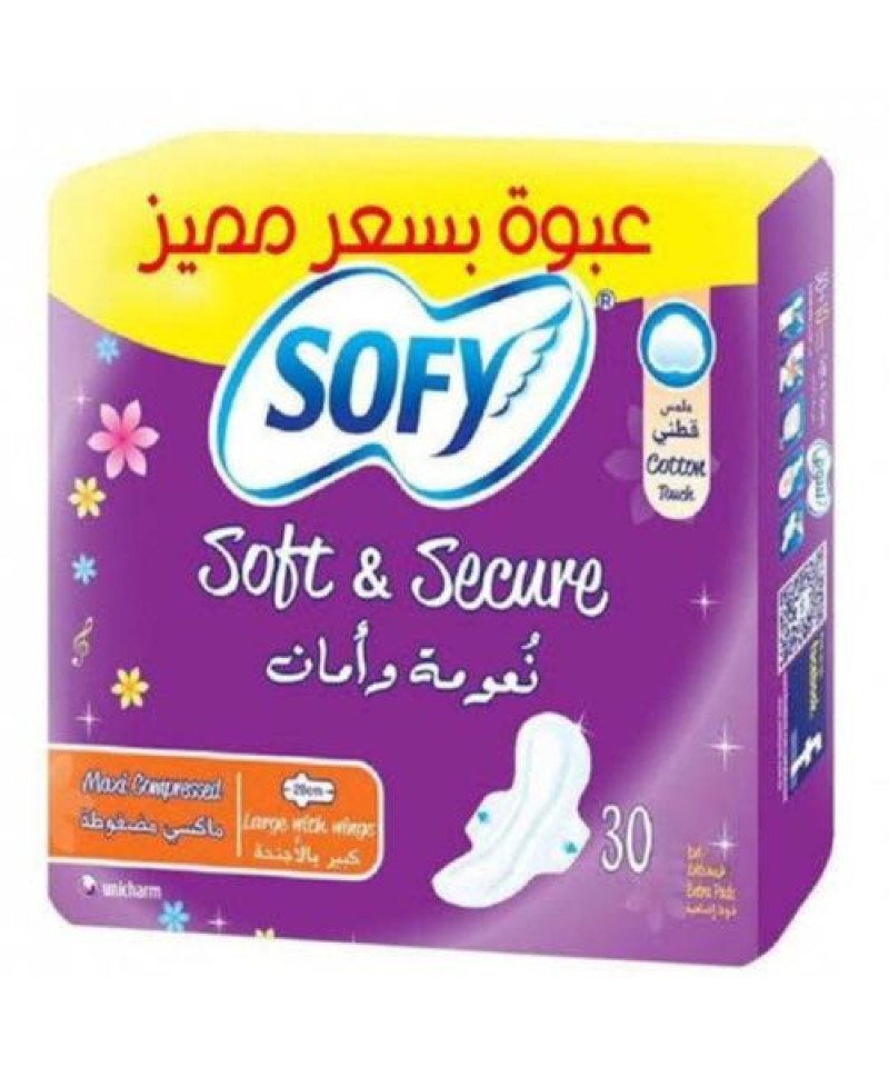 فوط صحية سوفي كبير 30حبة