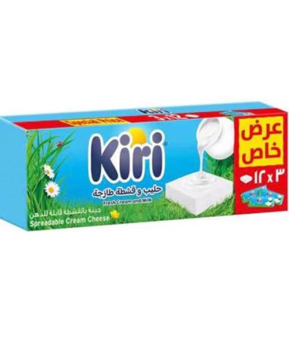 جبن كيري 12 قطعة 600ج
