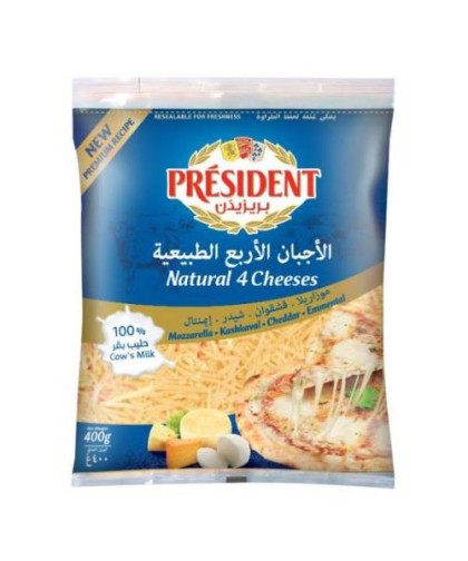 جبنة مزريلا الاجبان الاربع بريزيدن 400ج