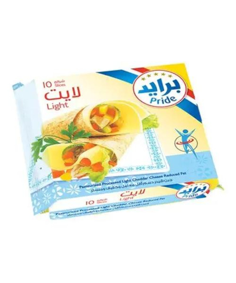 برايد شرائح جبنة شيدر لايت 200ج