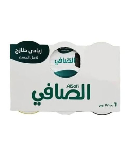 زبادي الصافي كامل الدسم 170ج ربطة