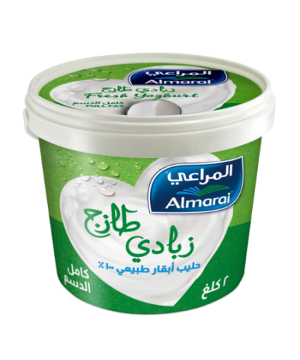 زبادي المراعي كامل الدسم 2ك