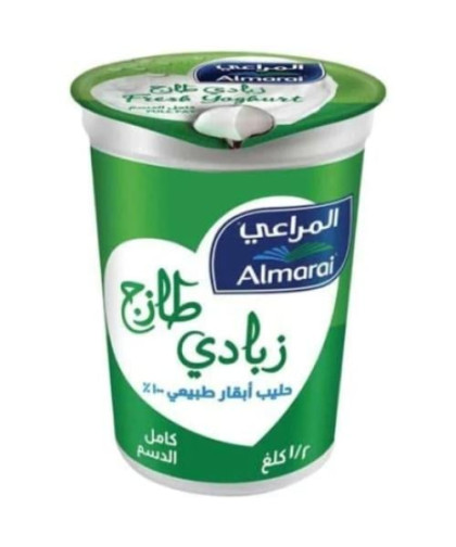 زبادي المراعي كامل الدسم 500 ج