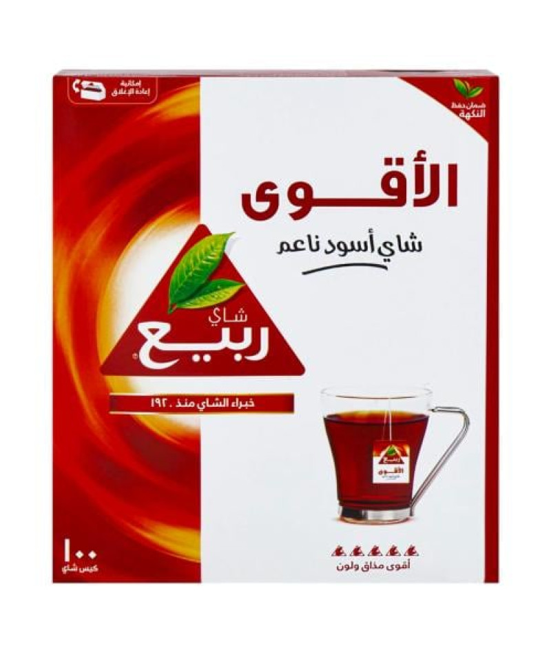 شاي ربيع الاقوى 200ج 100كيس