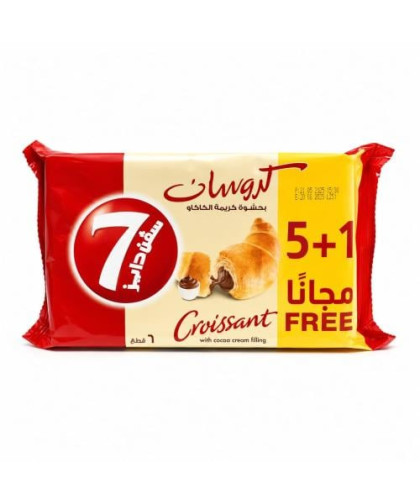 سفن دايز 5+1 بحشوة كريمة الكاكاو 6قطع 330ج