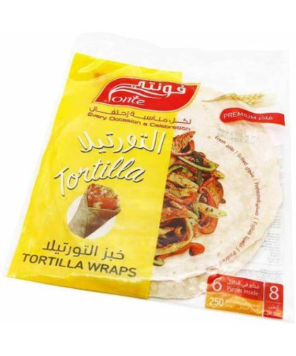 خبز تورتيلا ذرة فونتي 250ج