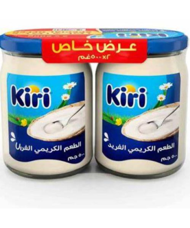 شبيه جبنة كيري زجاج 500ج كرتون12حبة