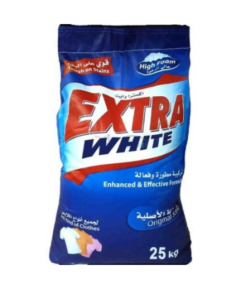 صابون غسيل بودرة اكسترا وايت 25 ك