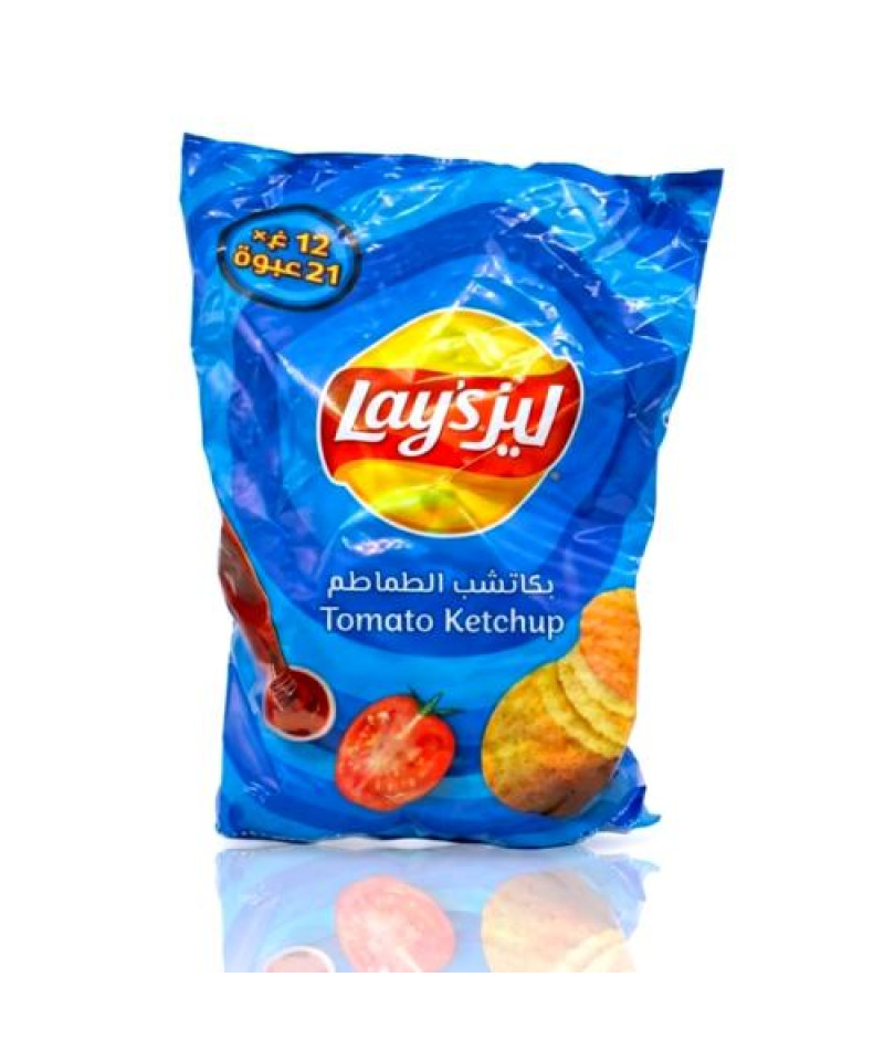 بطاطس ليز كاتشب 11ج 21حبة