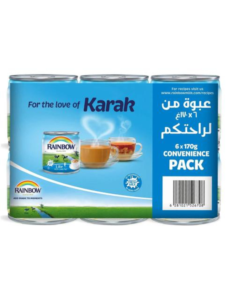 حليب ابو قوس سائل 170ج 6حبة