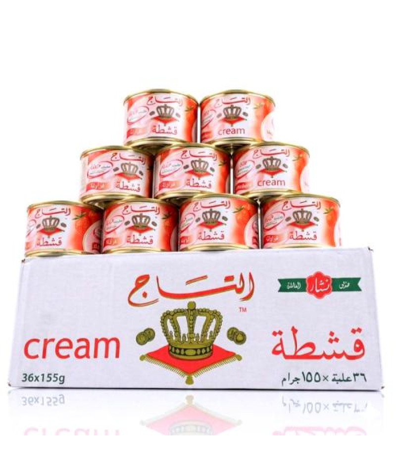 قشطة التاج فراولة 155ج كرتون 36حبة