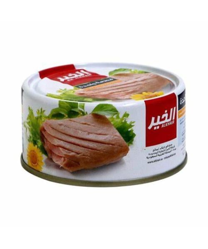 تونة الخير زيت دوار الشمس 185ج