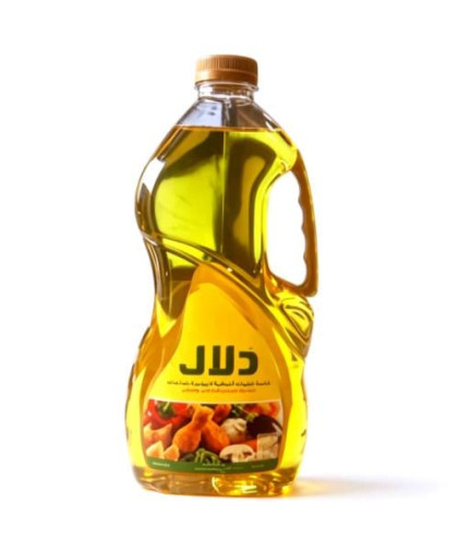 زيت دلال بلاستيك شفاف 1.5 لتر