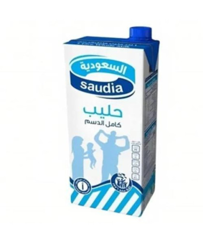 حليب السعودية كامل الدسم 1 لتر