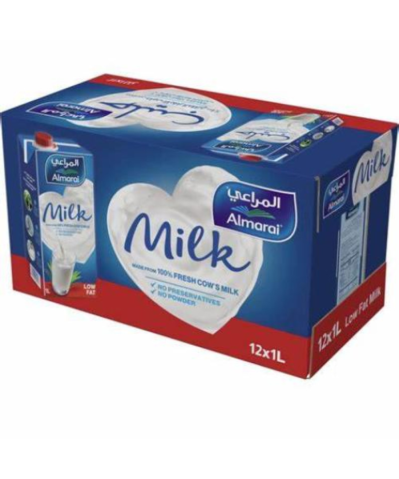 حليب المراعي قليل الدسم 1لتر 12 حبة