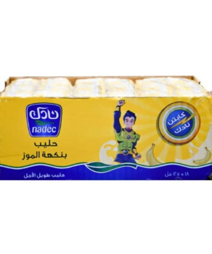 حليب نادك بالموز 125مل 18حبة
