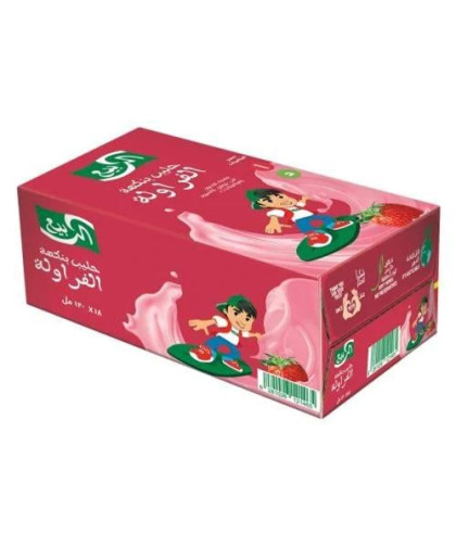 حليب الربيع فروالة 125مل 18حبة