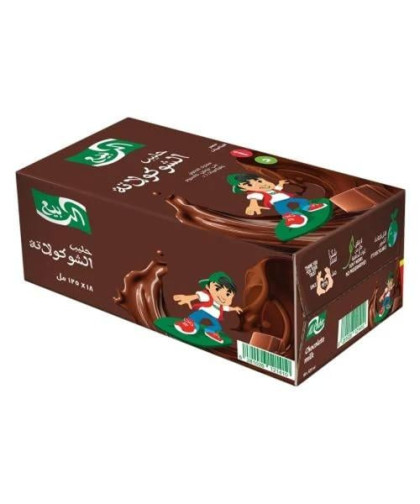حليب الربيع شوكولاتة 125مل 18حبة
