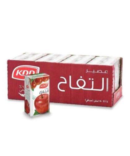 عصير كي دي دي تفاح 180م 24حبة