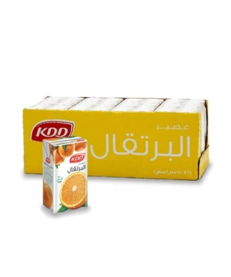 عصير كي دي دي برتقال 180 مل 24حبة