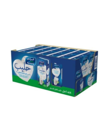 حليب المراعي كامل الدسم 200مل 18حبة