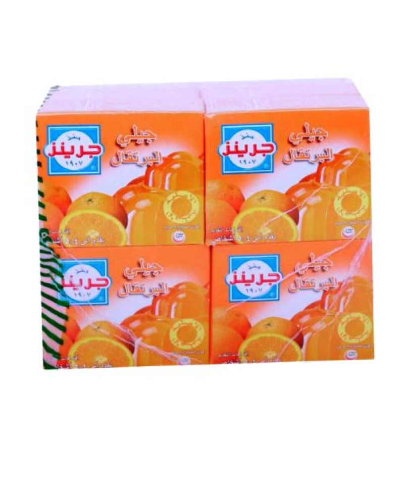 جلي جرينزبرتقال80جم ربطة12حبة