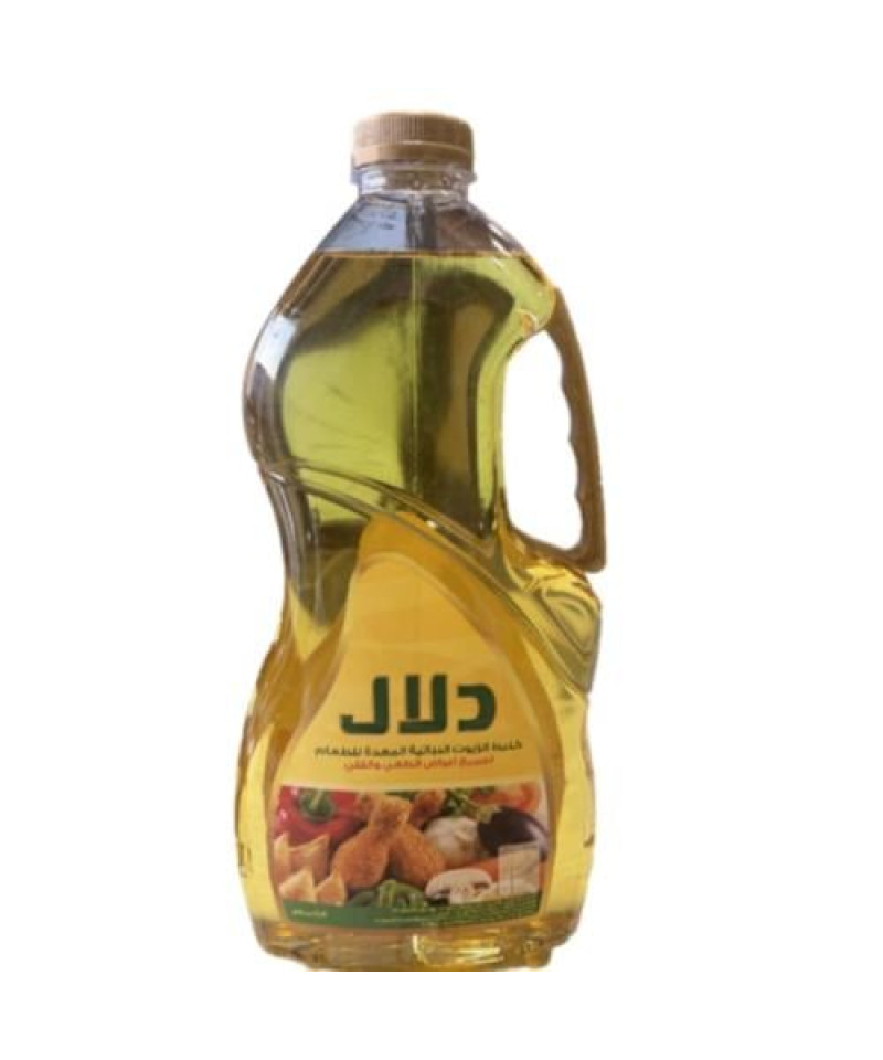 زيت دلال بلاستيك شفاف 1.5لتر كرتون 6حبات