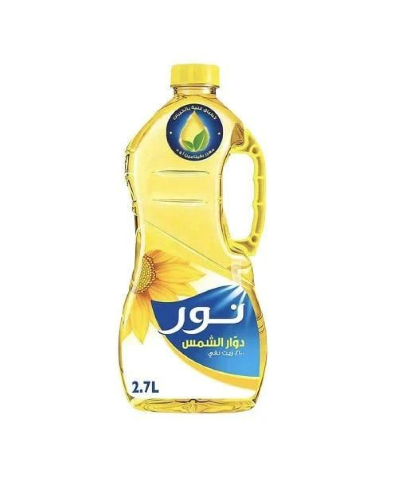 زيت نور دوار الشمس 2.7 لتر كرتون4حبة
