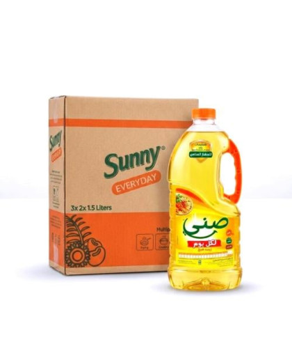زيت صني دوار الشمس 1.5 لتر كرتون 6حبات