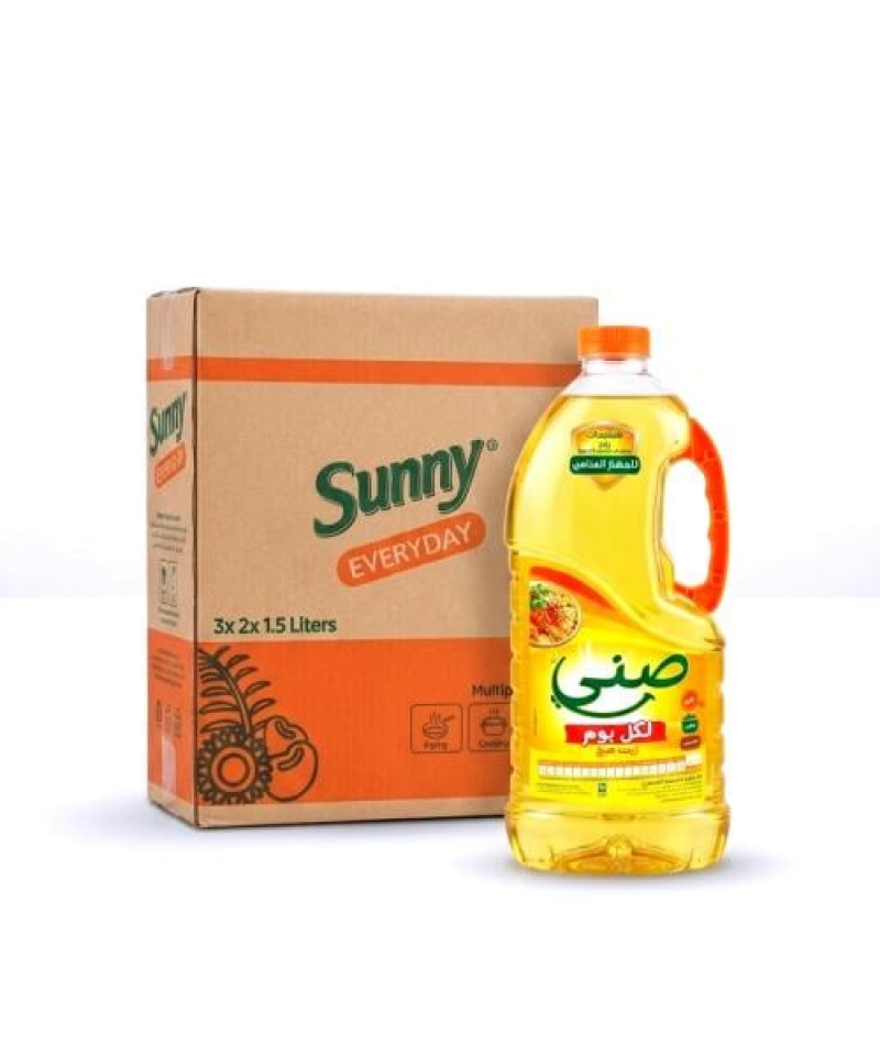 زيت صني دوار الشمس 1.5 لتر كرتون 6حبات