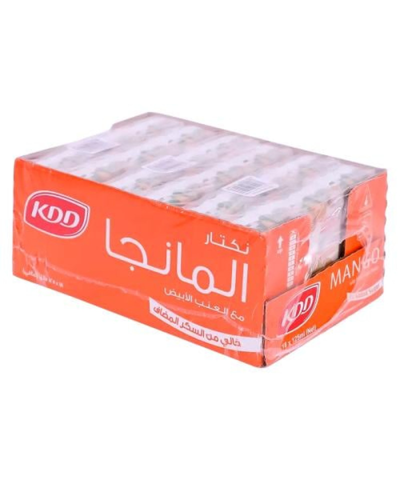 عصير كي دي دي مانجو 125مل18حبة
