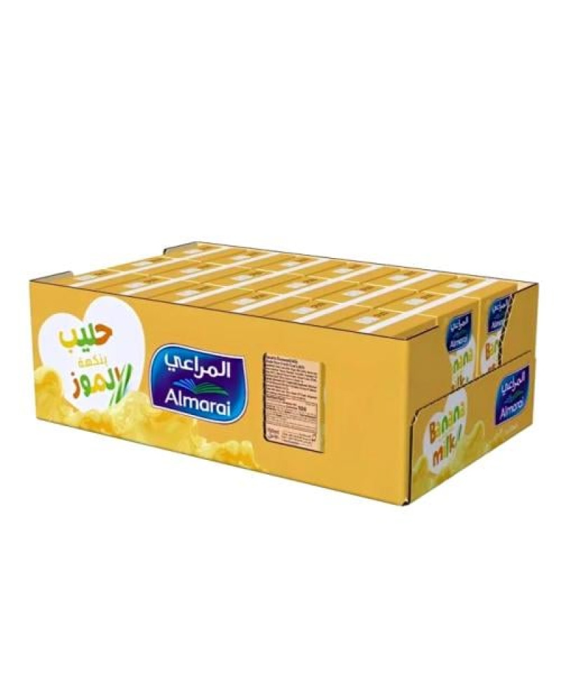 حليب المراعي ماهر بالموز 150مل18حبة