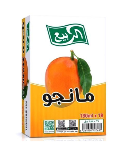 عصير الربيع مانجو 185مل 18حبة