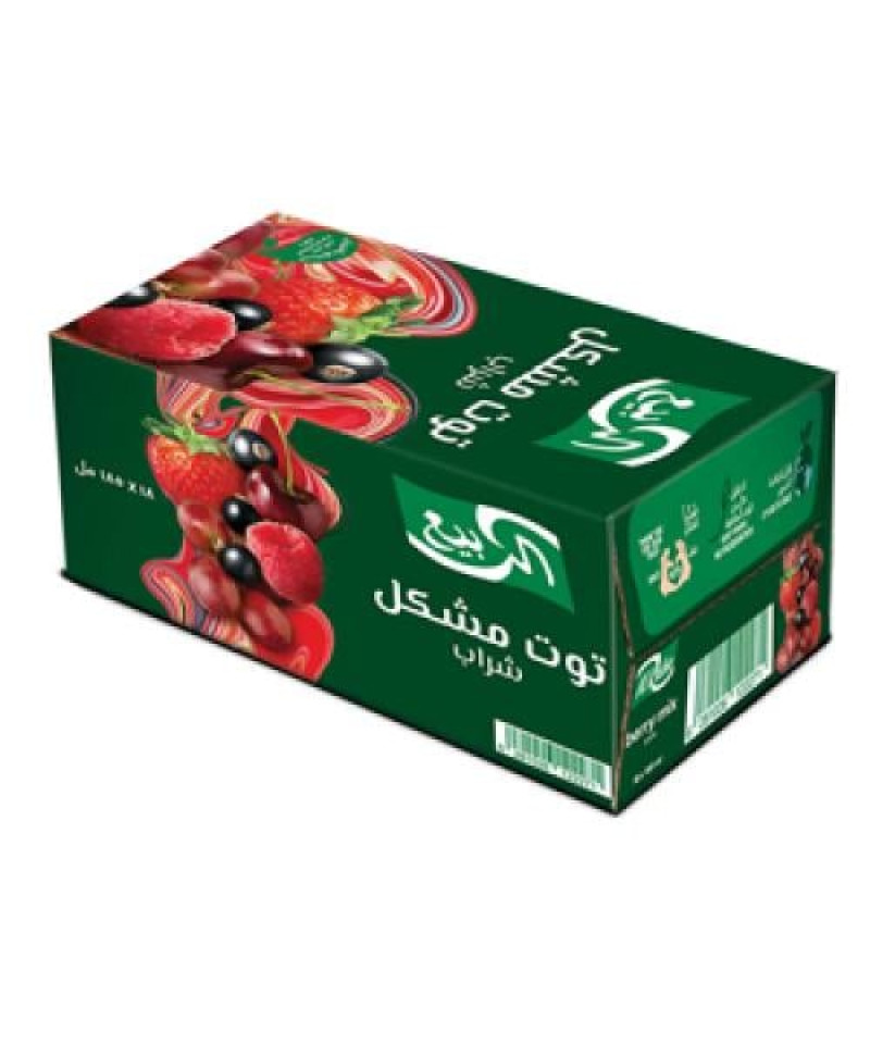عصير الربيع توت مشكل 185مل 18حبة