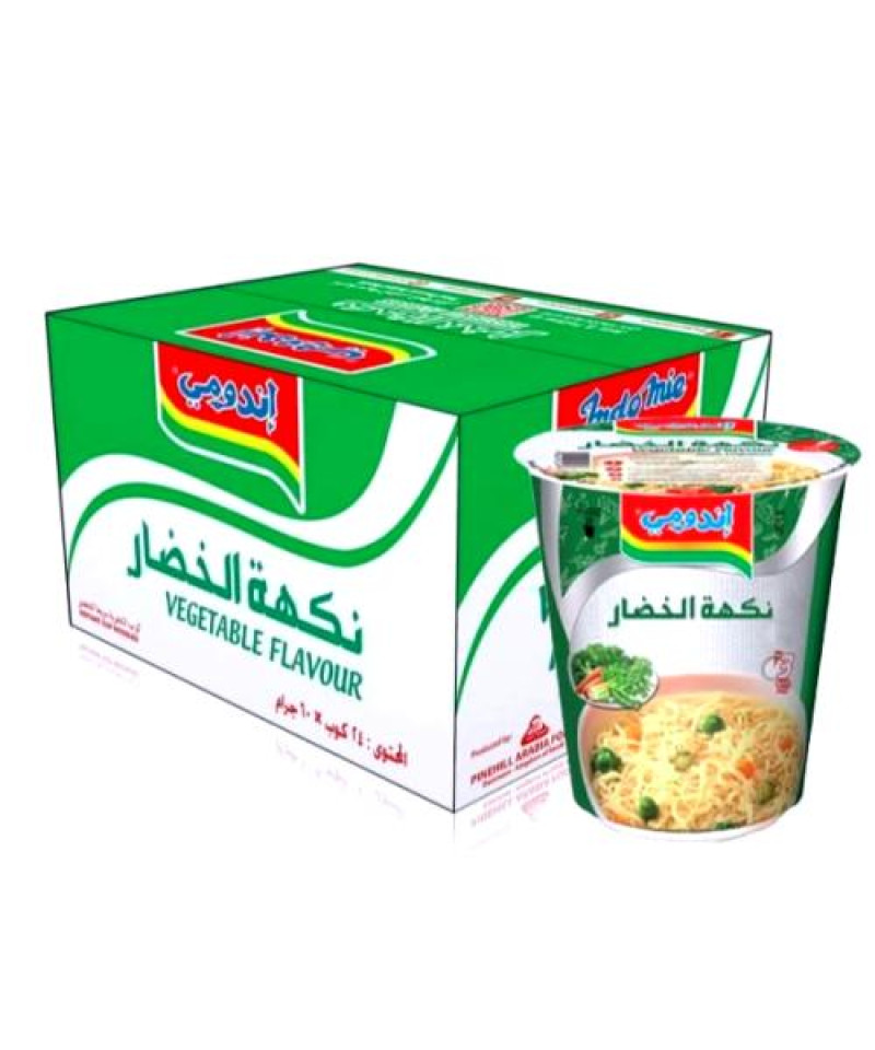 اندومي اكواب خضار60ج كرتون