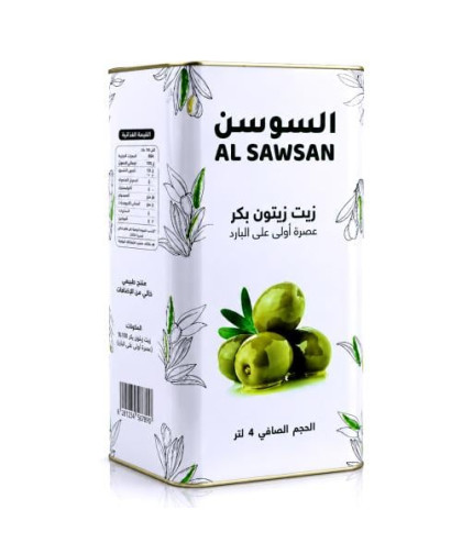 زيت زيتون بكر السوسن 4ل
