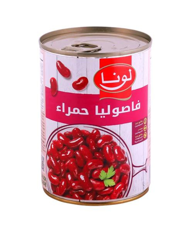 فاصوليا لونا حمراء كدني 380ج