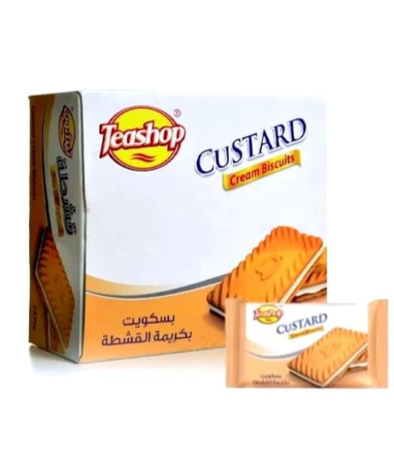 بسكويت تيشوب بالقشطة 25ج50حبة